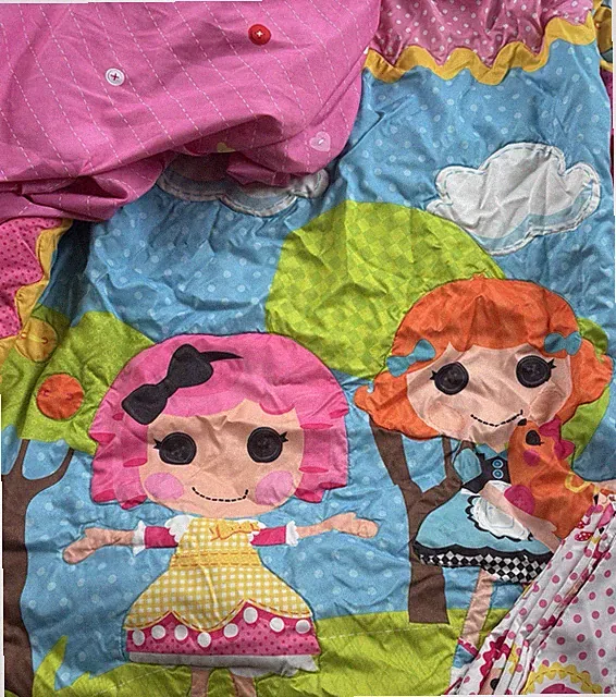 Lalaloopsy Bedspread Comforter 42x56 MGA Vintage - Fitted & Flat Sheet Toddler